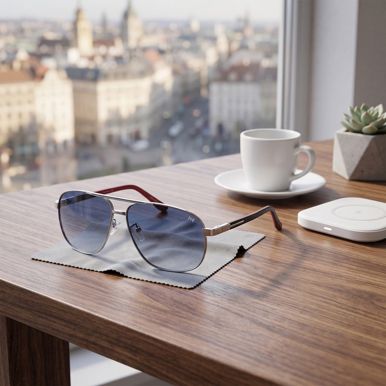 عینک آفتابی مردانه آلبرت وگ مدل 6306C05-P128 Polarized Avantgarde Visionary