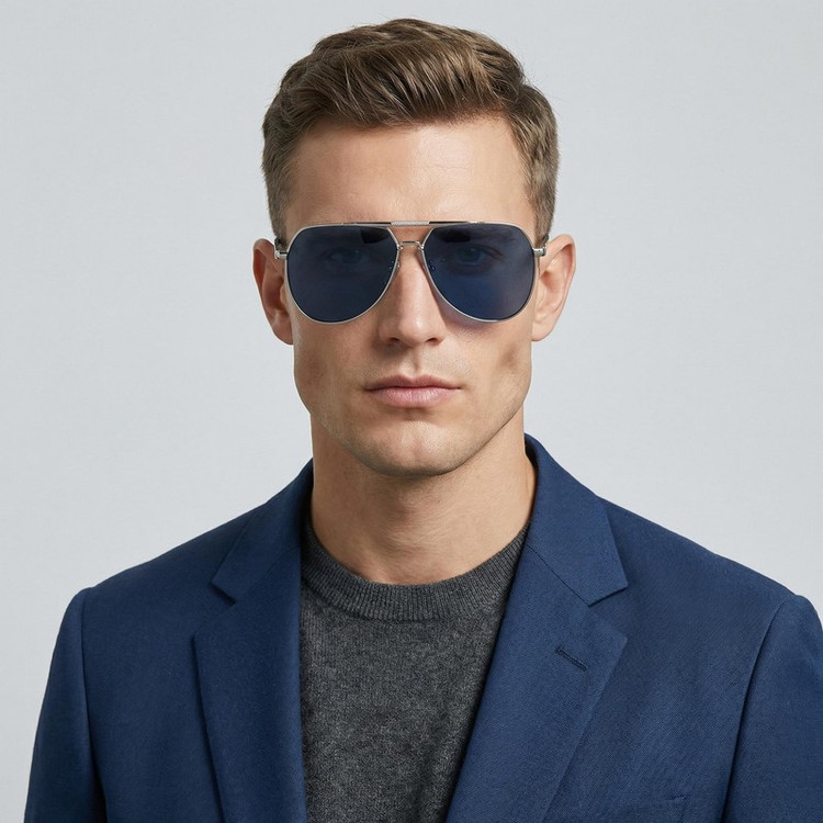 عینک آفتابی خلبانی (Aviator) آلبرت وگ مدل JS8553C05P239 Polarized Avantgarde Visionary