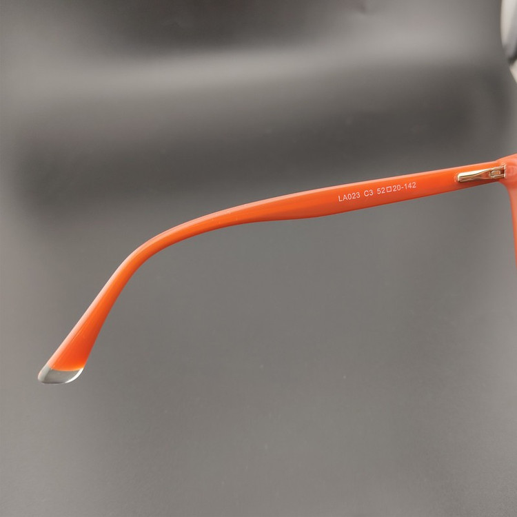 فریم عینک طبی زنانه مدل LA023C3 Acetate Tangerine Maroon