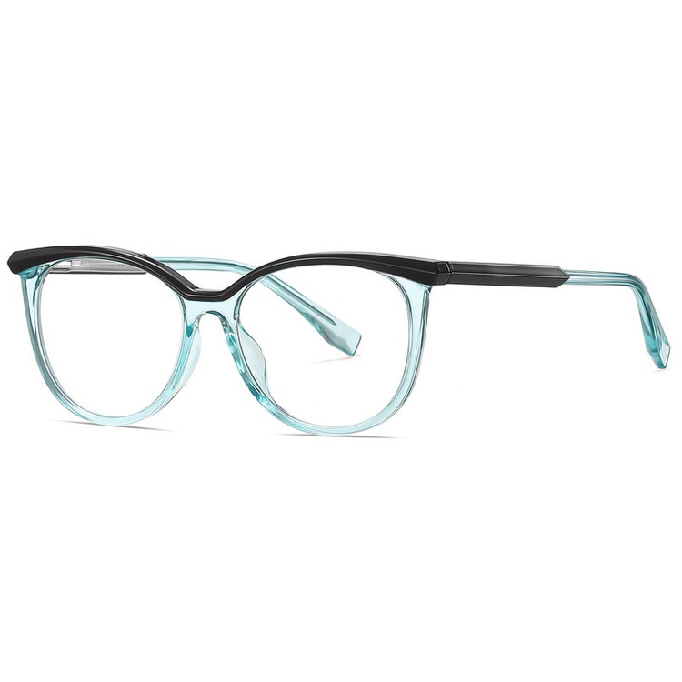 فریم عینک طبی گربه ای زنانه مدل TR3518C538-P81 مناسب برای صورت بیضی، قلب، گرد، لوزی، مثلث، مربع، مستطیل