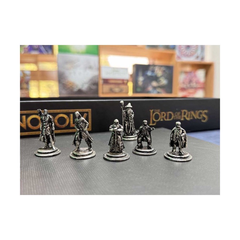 بازی فکری مونوپولی ارباب حلقه ها فکرآوران مدل Monopoly بازی استراتژیک 2 تا 6 نفره با کنترل حلقه قدرت، نقش آفرینی، جمع...