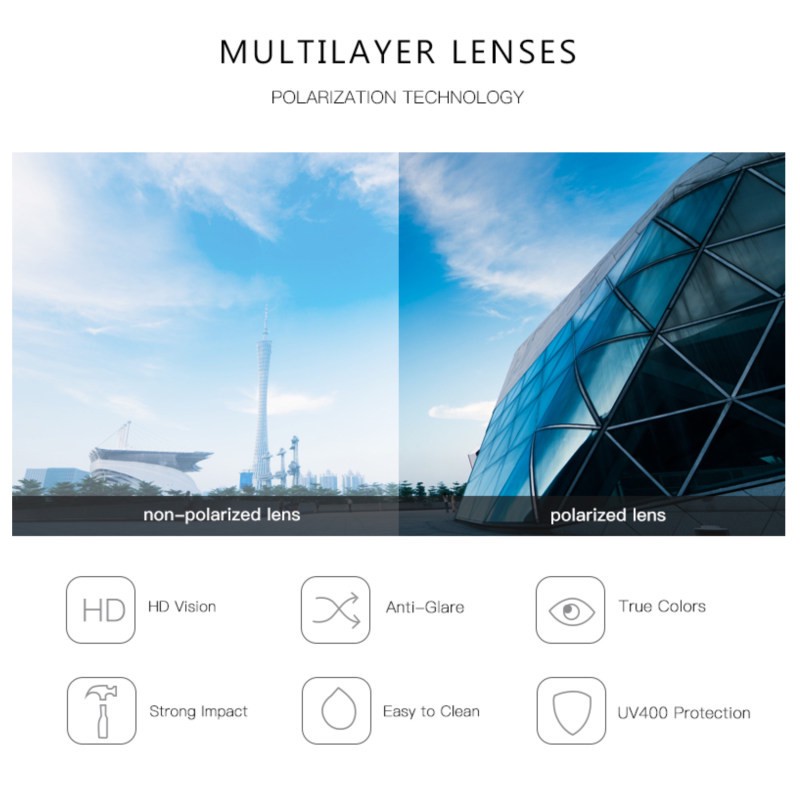 عینک آفتابی مربعی مورل مدل 78083C4POLARIZED
