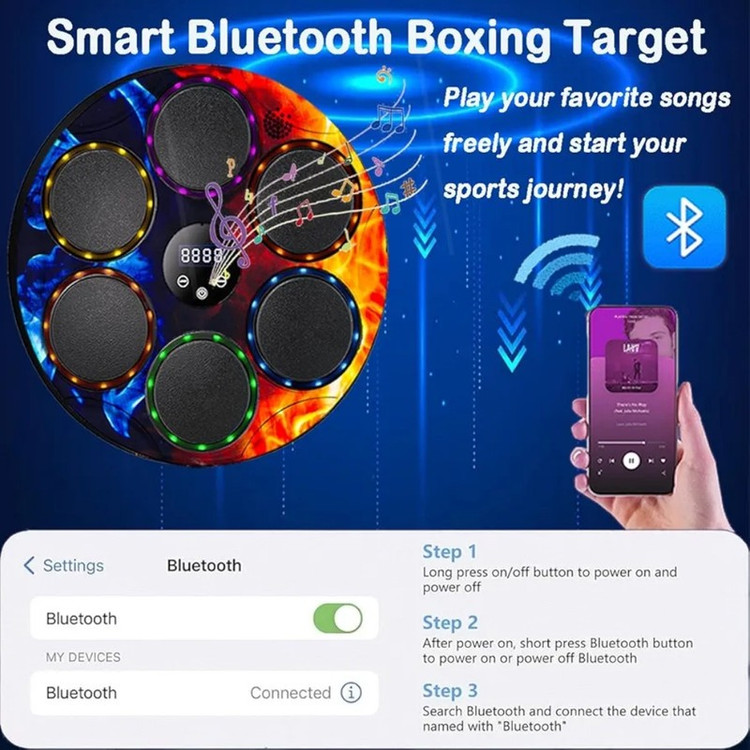 کیسه بوکس موزیکال مدل SMART PLUS