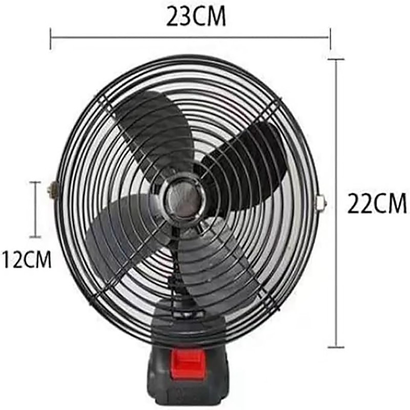 پنکه شارژی لیتیوم مدل EJ-81484-7 ظرفیت 4500 میلی آمپر ساعت