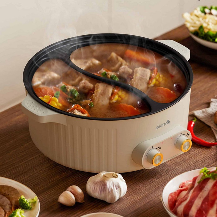 قابلمه برقی شیائومی مدل Deerma Multifunctional Electric Pot 6L DEM-DG50W