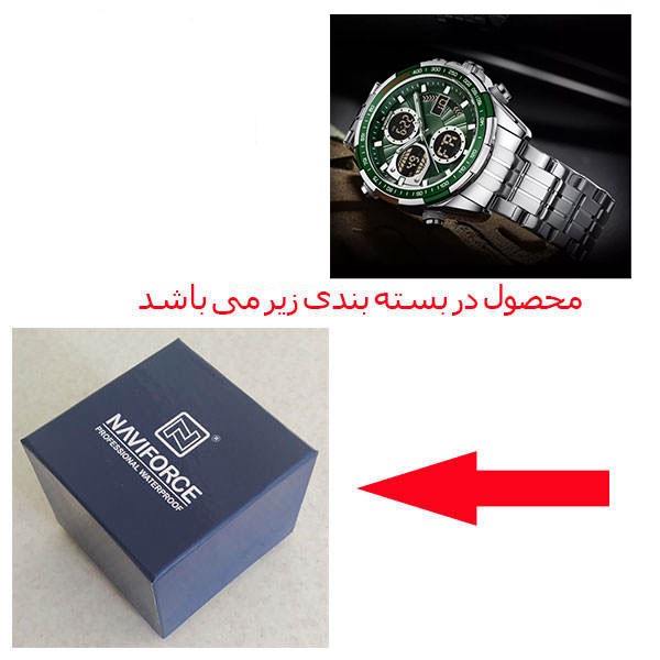 ساعت مچی عقربه ای مردانه نیوی فورس مدل NF9197S SBGN