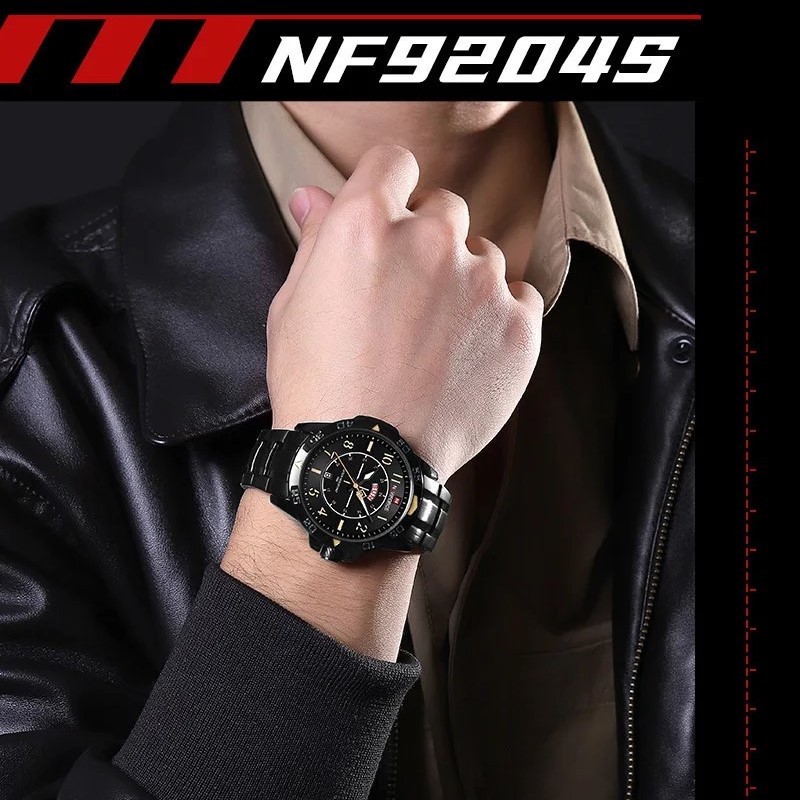 ساعت مچی عقربه ای مردانه نیوی فورس مدل NF9204BKBK