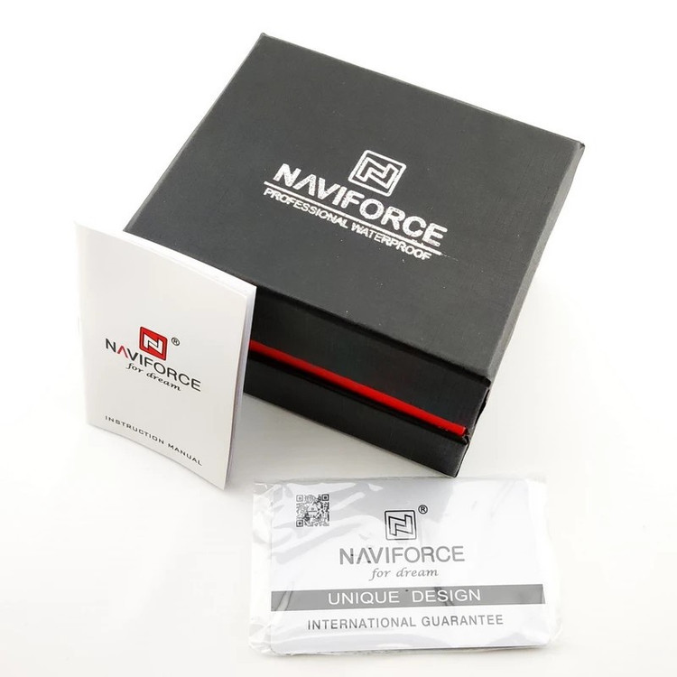 ساعت مچی عقربه ای مردانه کوارتز نیوی فورس مدل 8037-naviforce nf