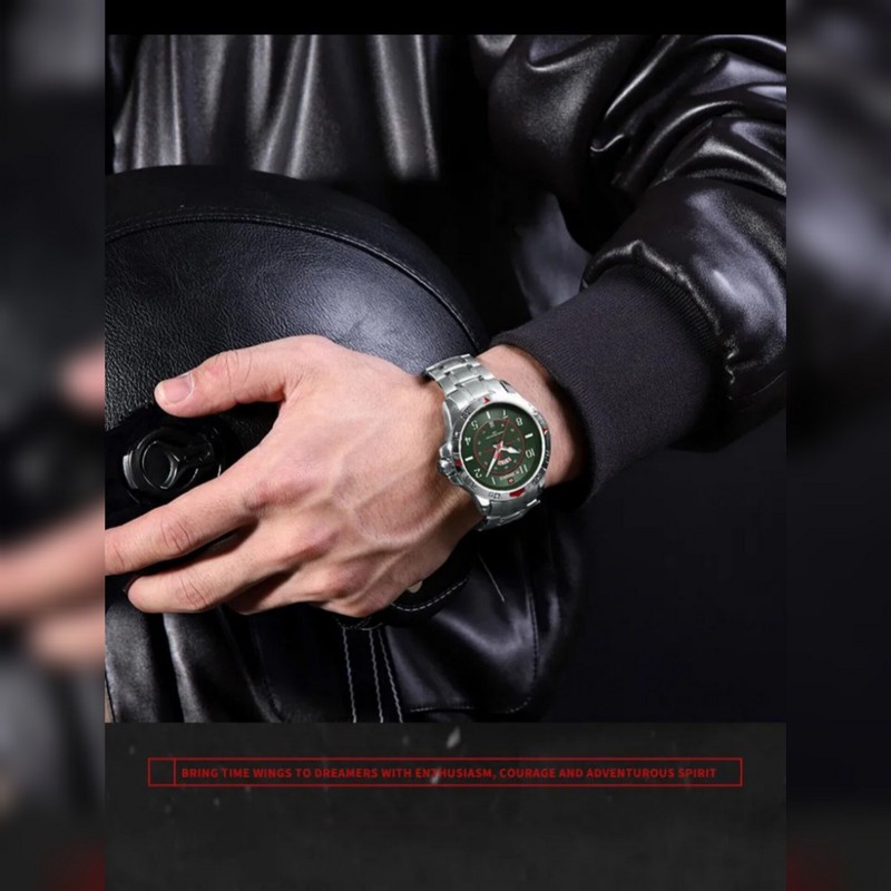 ساعت مچی عقربه ای مردانه نیوی فورس مدل تقویمدار NF 9204SS