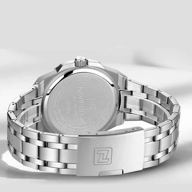 ساعت مچی عقربه ای مردانه کوارتز نیوی فورس مدل NF9226 S BE ORG