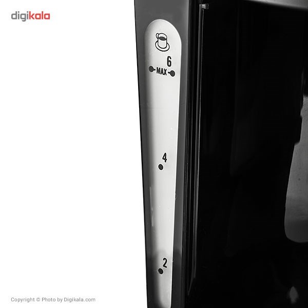 قهوه ساز مولینکس مدل FG1518، ظرفیت دم آوری شش فنجان با فیلتر دائمی، دارای صفحه گرم نگهدارنده قهوه