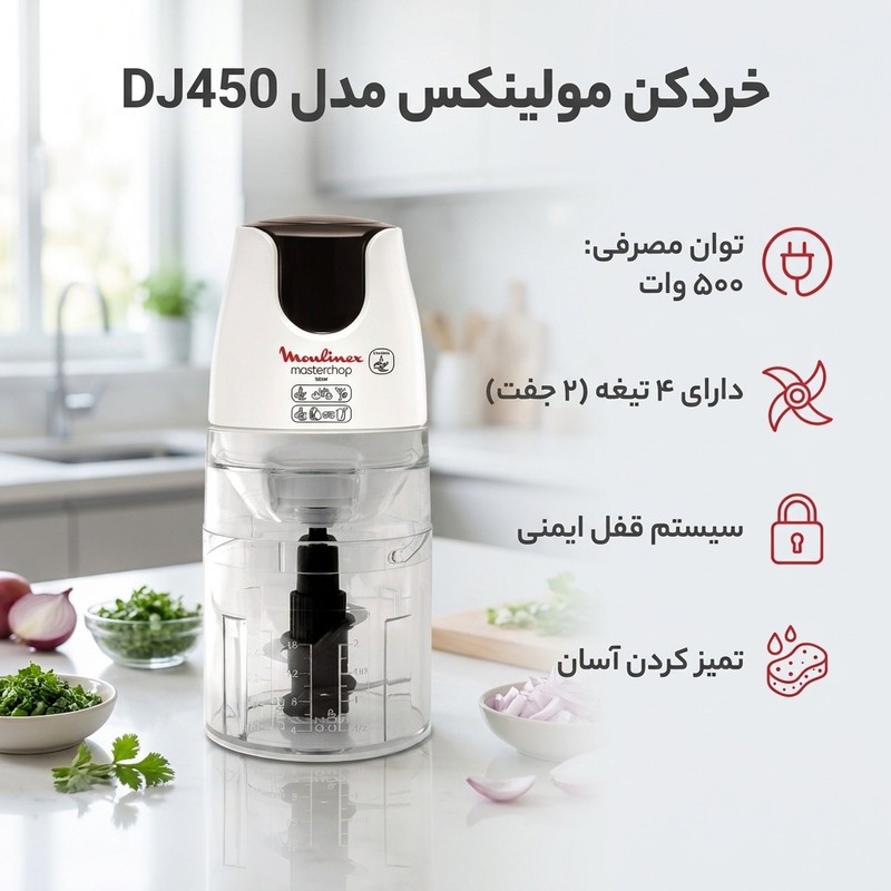 خردکن مولینکس مدل DJ450
