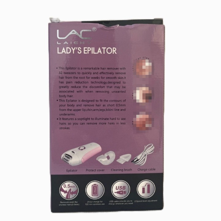 اپیلاتور زنانه شارژی لایچی مدل L-302