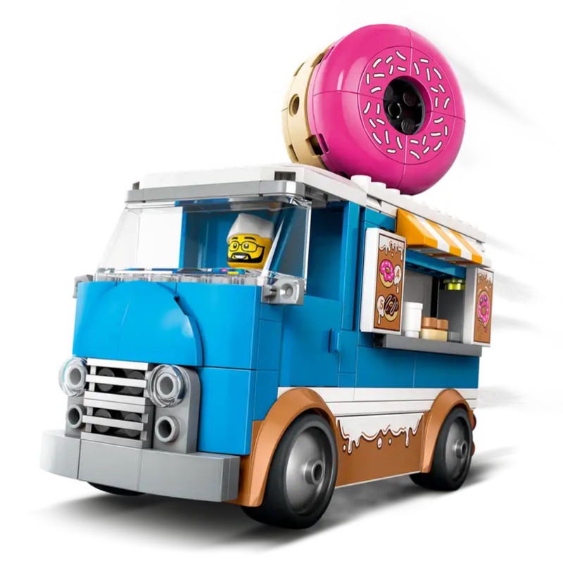 لگو 196 تکه سری سیتی مدل Donut Truck کد 60452