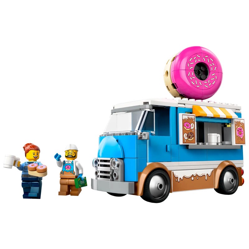 لگو 196 تکه سری سیتی مدل Donut Truck کد 60452