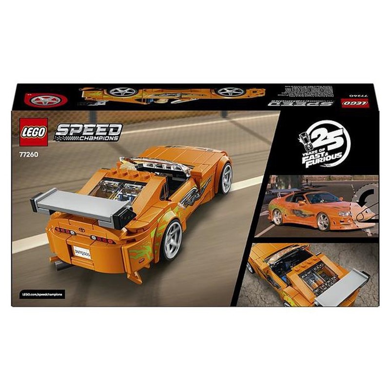 لگو 292 تکه سری اسپید مدل Fast amp Furious Toyota Supra MK4 کد 77260