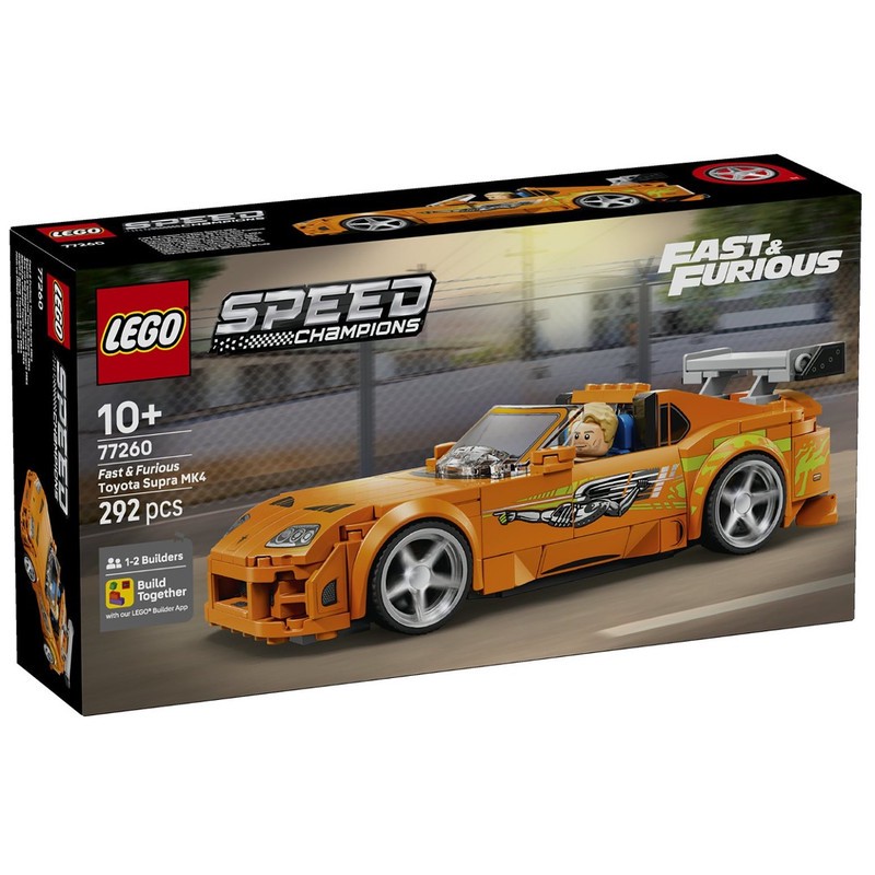 لگو 292 تکه سری اسپید مدل Fast amp Furious Toyota Supra MK4 کد 77260