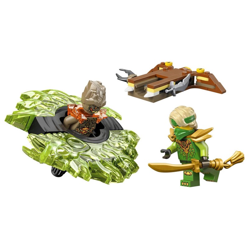 لگو 52 تکه سری نینجاگو مدل Lloyd vs. Earth Monster Spinner کد 71850