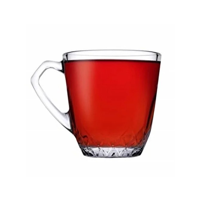 استکان پاشاباغچه مدل Mercan کد 55733 بسته 6 عددی