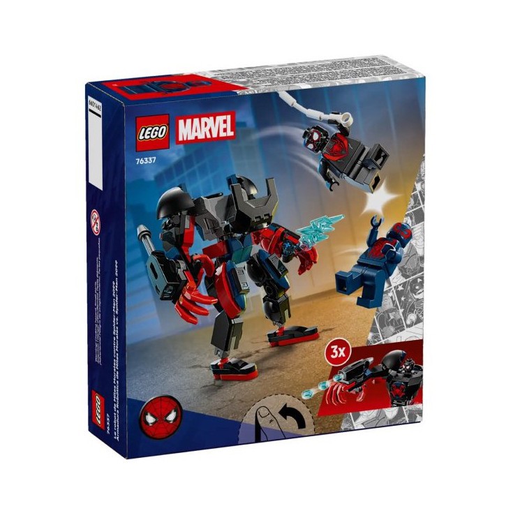 لگو 135 تکه سری مارول مدل Miles Morales Mech vs. Spider Man 2099 کد 76337
