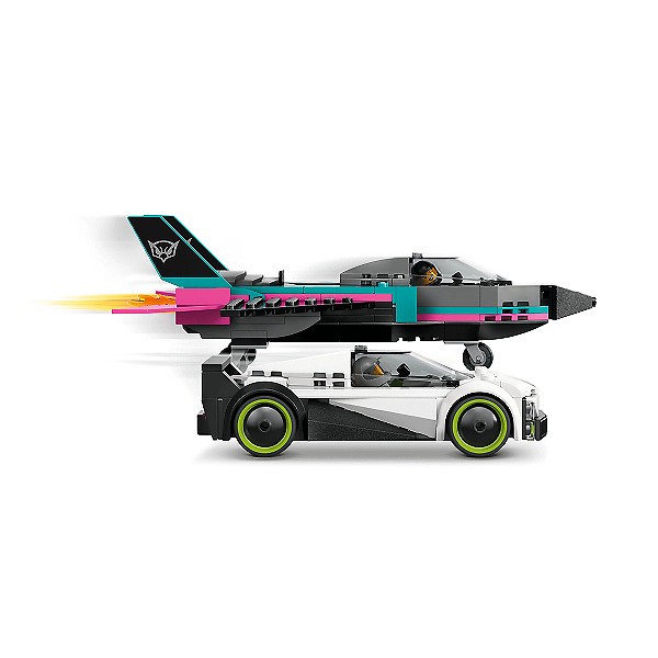 لگو 259 تکه سری سیتی مدل Jet vs. Car 60489