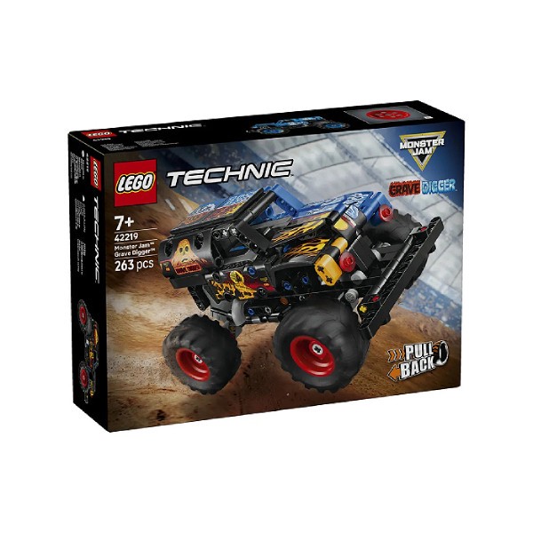 لگو 263 تکه سری تکنیک مدل Monster Jam Grave Digger Fire and Ice 42219