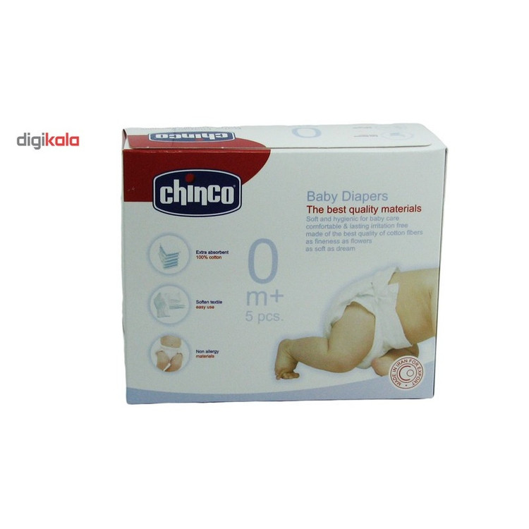 کهنه بچه تیک مک مدل CHINCO سایز کوچک بسته 5 عددی