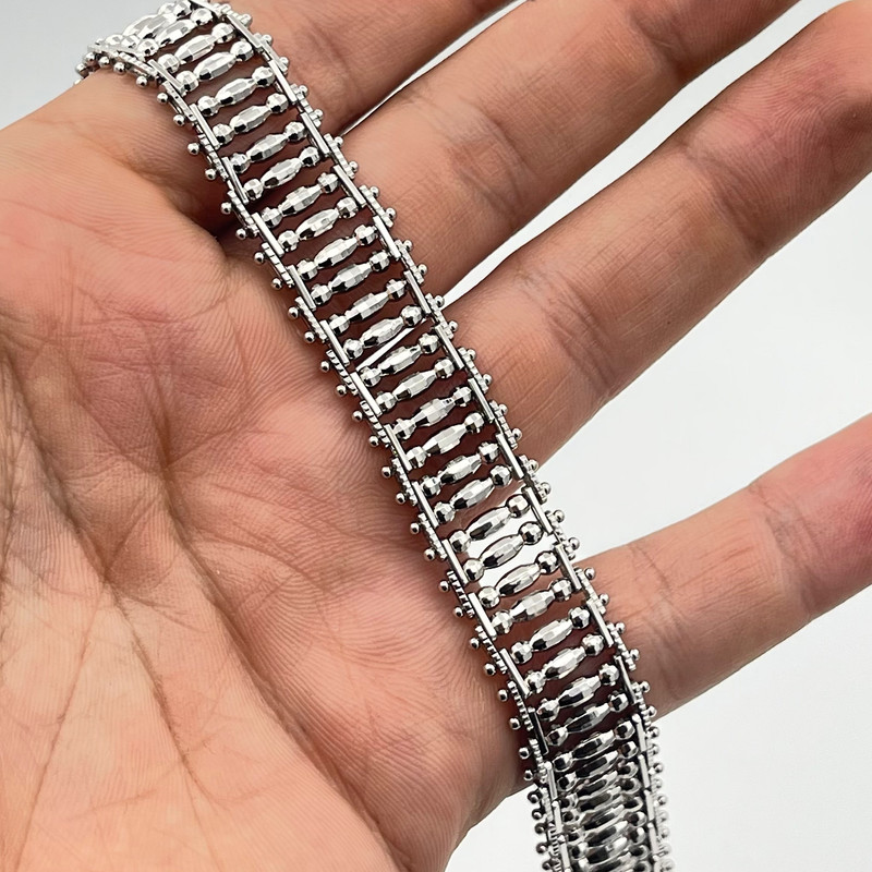 دستبند زنانه زنجیری ژوپینگ با آبکاری طلا مدل KYDASXP317