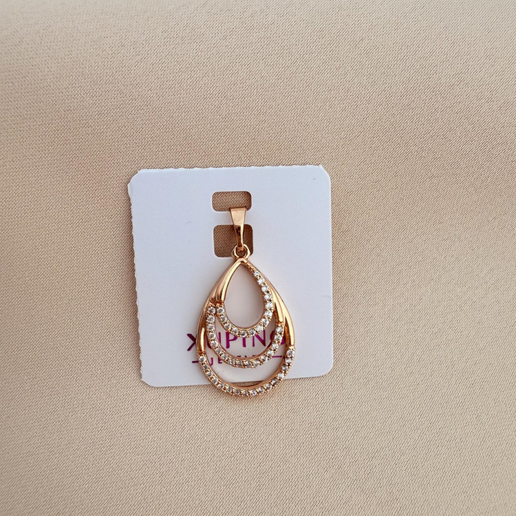 آویز گردنبند طرح اشک ژوپینگ مدل X001099729